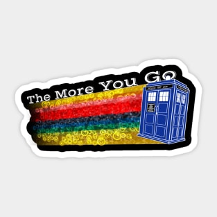 The More You Go Sticker